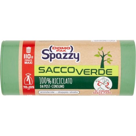 SACCO VERDE 110LT 70X105 CM (1/2)