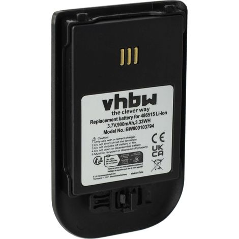 vhbw Akku Ersatz für S30122-X8008-X38 für schnurlos Festnetz Telefon (900mAh, 3,7V, Li-Ion)