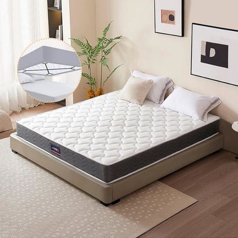 Tendeur Drap Housse - Sangle Élastique Triangle 70 cm à 280 cm - Pour Matelas et Couvre-Lit - 2 Pièces (1/5)