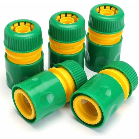 Green Mobility-Adaptateur de connexion rapide pour tuyau d'eau de robinet de jardin de 10 1/2 pouces pour arrosage (1/4)
