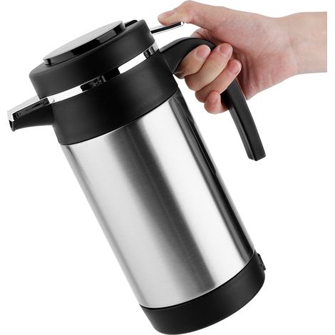 Gourde électrique 12V 1000ml en acier inoxydable pour voiture, chauffe-eau thermos pour café et thé, tasse de voyage réutilisable (1/5)