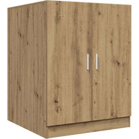 Maison Exclusive - Mobile per Lavatrice Rovere Artigianale 70,5x71,5x91,5 cm