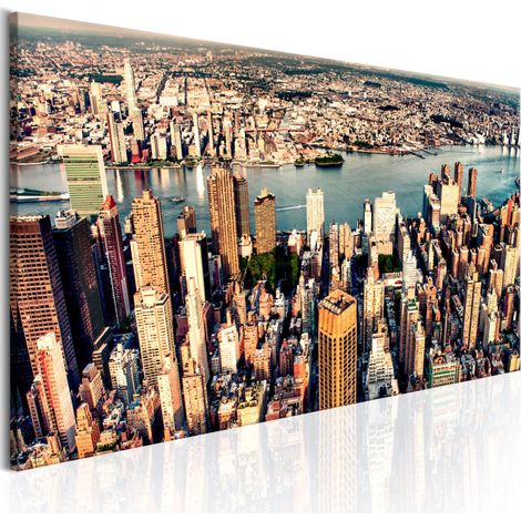 Tableau Imprimé "Panorama of New York" 45 x 135 cm (1/2)