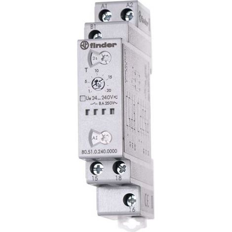 Temporizzatore Modulare Multifunzione 8A ( Finder Cod. 805102400000 )