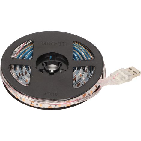 Wasserdichte LED-Pflanzenlampe mit Vollspektrum, USB-betrieben, für Hydrokultur-Zelte, DIY-Installation, 5 V, 3 Meter/9,8 Fuß (1/5)