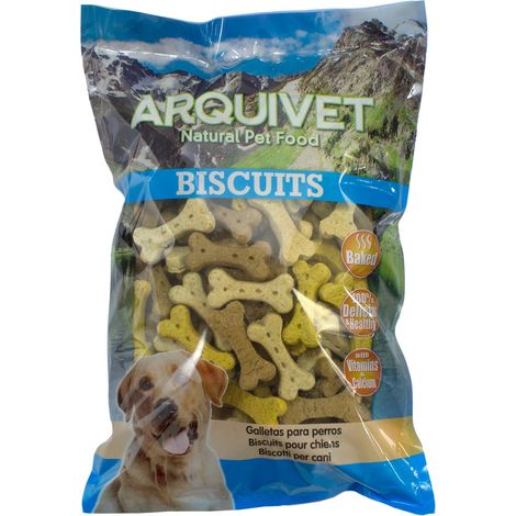 ARQUIVET Biscotti per cani "Ossa" - 1 Kg - Snack per cani - Premi per cani (1/5)