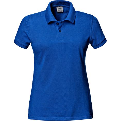 SIR SAFETY SYSTEM PIQUÉ Polo de travail femme en coton bleu roi Taille XS