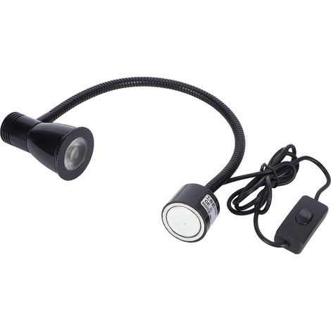 Lampe de travail magnétique LED 7 W pour machine à coudre, col de cygne flexible, pour éclairage industriel, prise UE 110-220 V (1/5)