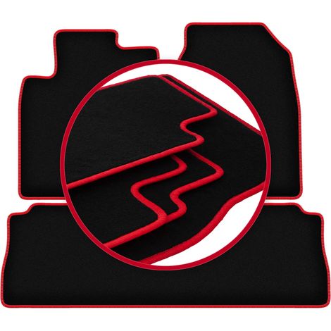 CARLUX-RED Autofußmatten für: Chevrolet Captiva SUV (2006-2017) (1/5)