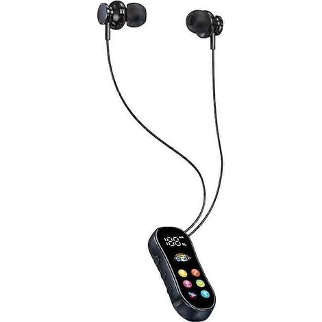 Casque Bluetooth Lavalier avec écran HD, autonomie de 30 h, réduction de bruit, micro HD et mode carte TF. (1/5)