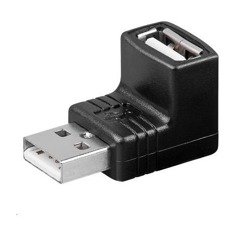 Microconnect USBAMAFA cambiador de género para cable USB A Negro