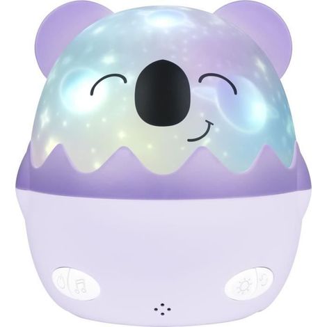 Kabelloses Musiknachtlicht - BIGBEN - Koala - 360° Projektions - 13 Filme - 8 Melodien - Fernbedienung - USB-C Batterie (1/5)