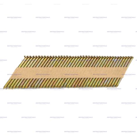 3000x clous en bande 34° tête D – 2.8 × 50 mm – tige annelée– Liés par papier (1/2)