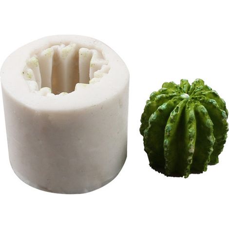 Kleine Silikonform in Kaktusform zum Backen, für Schokolade, Zucker, Kerzen, Seife, zum Kochen, als Kuchen- und Keksform, kreatives Dekorationswerkzeug (1/3)