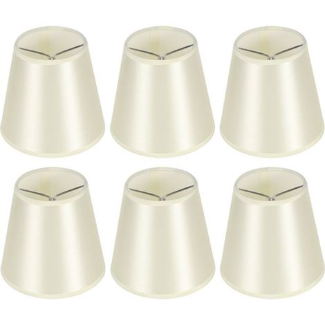 Un set di 6 paralumi moderni per applique, adatti a camere da letto, corridoi, studi e come elementi decorativi. (1/5)