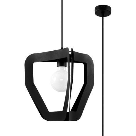 SUSPENSIONS HEXAR 1 E27 NOIR LUMILO 09.139.30 (1/5)