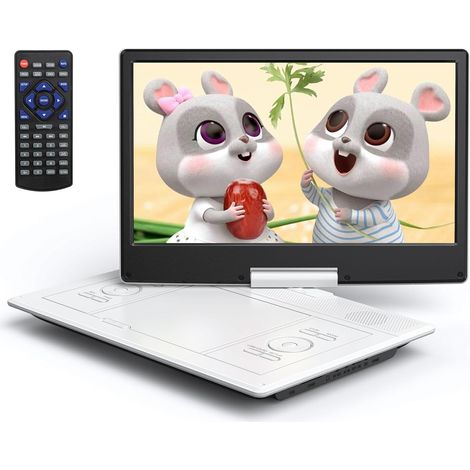 Lecteur DVD Portable Voiture 16,9" avec Écran HD 14,1" - Autonomie 6h, Lecteur Multizone, Mémoire de Lecture, Compatible USB/SD/Synchro TV (1/5)