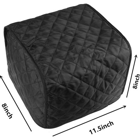 Funda para tostadora de 2 rebanadas, resistente a huellas dactilares y grasa, a prueba de derrames y polvo, lavable a máquina, regalo para mujeres (29,9 x 20,3 x 20,3 cm)