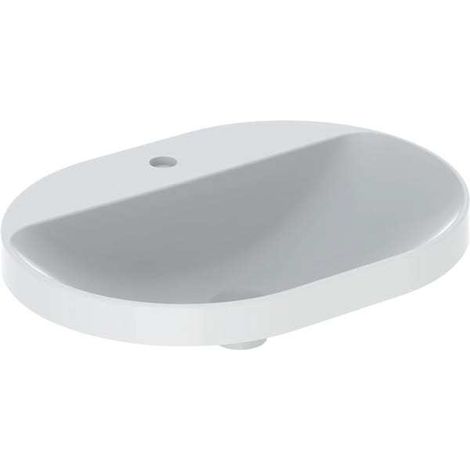 Geberit VariForm Einbauwaschtisch elliptisch, 600x450mm, mit (1/5)