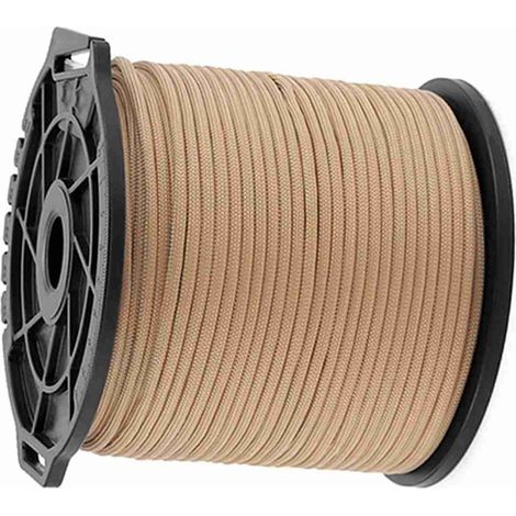 Bobine multifonctionnelle d'extérieur, corde en paracorde 9 brins, épaisseur 4 mm, corde à linge, corde à vent pour tente, corde d'escalade (1/2)