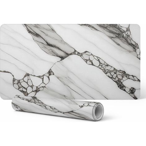 Alfombrilla de escritorio para dise帽adores gr谩ficos y dise帽adores, vetas de m谩rmol, 90x45 cm.