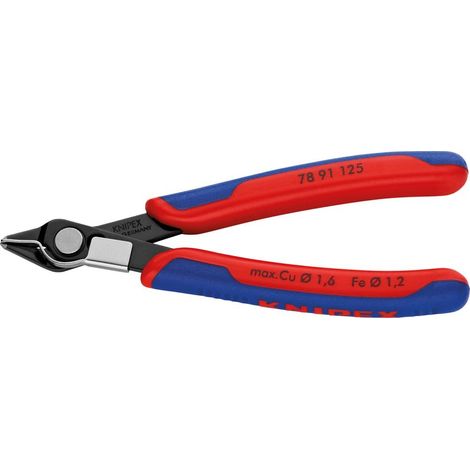KNIPEX Electronic Super Knips 78 91 125 mit Mehrko.-Hülle brüniert, 125 mm