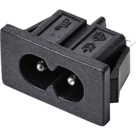 TRU COMPONENTS TC-10088404 Connectique pour appareils réfrigérants C8 embase mâle verticale 2.5 A no (1/3)
