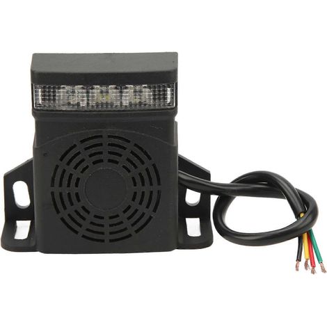 Bocina de marcha atrás para vehículos de ingeniería, 107 dB, 20 W, alarma de respaldo. (1/5)