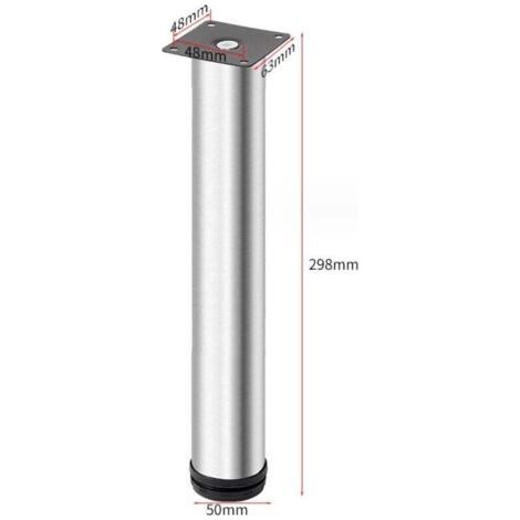 Forehill – Höhenverstellbare Möbelfüße 300 mm – Edelstahl 304 – Höhenverstellbar bis 315 mm – Verstärkte Tragfähigkeit – 4er-Set (1/4)