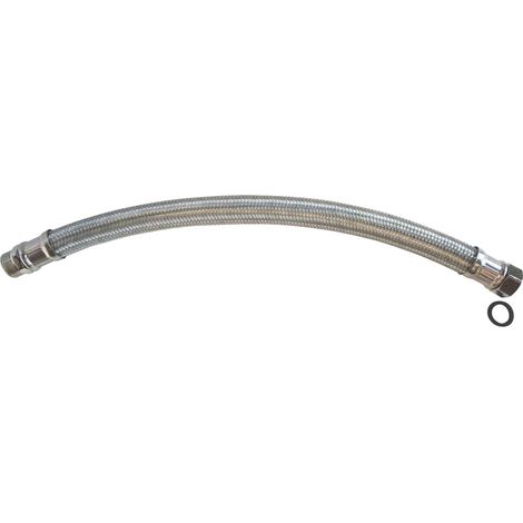 Flexible chauffage 1 écrou tournant 3/4" - 1 raccord Mâle 3/4" - 500 mm (1/3)
