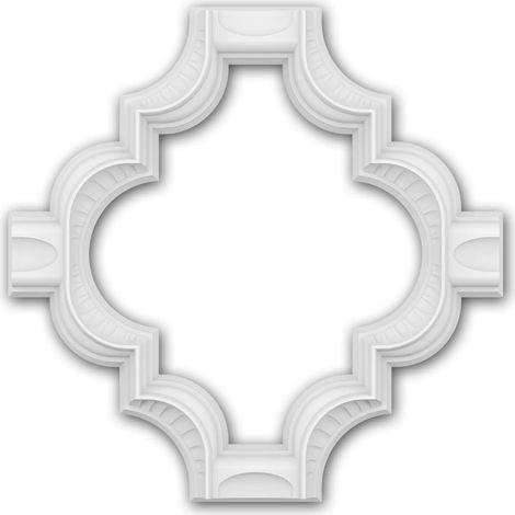 3d wall panel Profhome 159503 Wall paneling Deco element Muslim architectural decorative motifs moroccan style white 49,9 x 49,8 cm