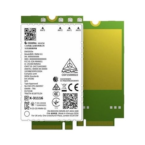 DELL DW5933E Interne WWAN 4670 Mbit/s (1/2)
