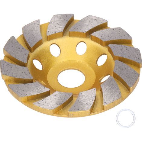4 Pouces de Broyage en béton: Disque de Polissage en Tasse avec 12 Segments pour une Utilisation Lourde (1/5)