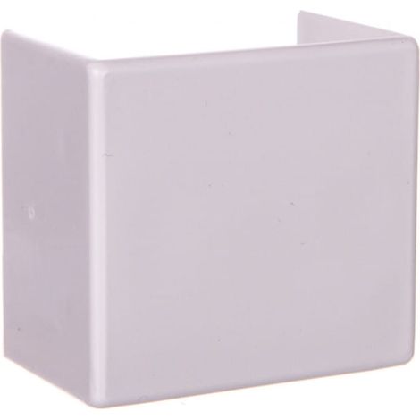 Gerader Verbinder für Kabelkanäle GU 40x25 weiß /2 Stück/ ECGU4025B