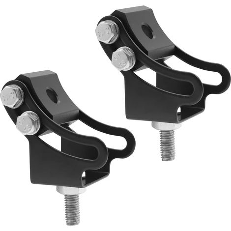 2X Supports de Fixation pour Barre Lumineuse LED,Kit de Support Latéral Universel pour Support de Montage Coulissant Réglable pour Feux Antibrouillard 4x4 Lampes de Travail de 4 Inch à 52 Inch (1/5)