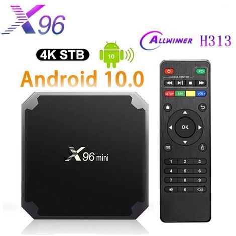 MINI Smart TV Box Android 10.0 4K HD TV Box Quad-Core Chipset a 64 bit WiFi 2GB+16GB Netflix Media Player