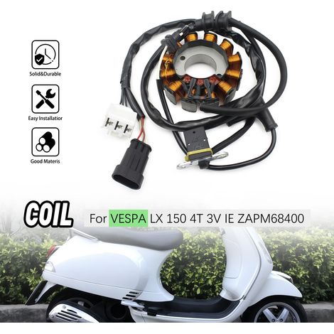Bobine d'allumage magnéto Piaggio Vespa 125 150 LX Spring Sprint 150, stator de bobine magnéto (1/5)
