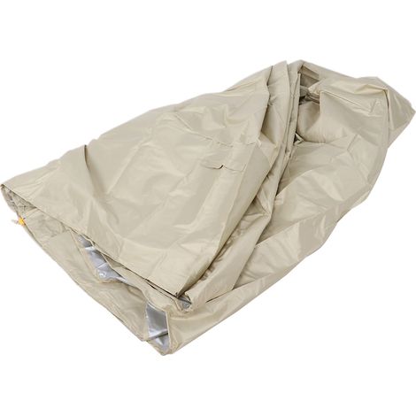 Housse imperméable pour canapé-lit d'extérieur, housse de protection pour canapé, protection anti-poussière (beige) (1/5)