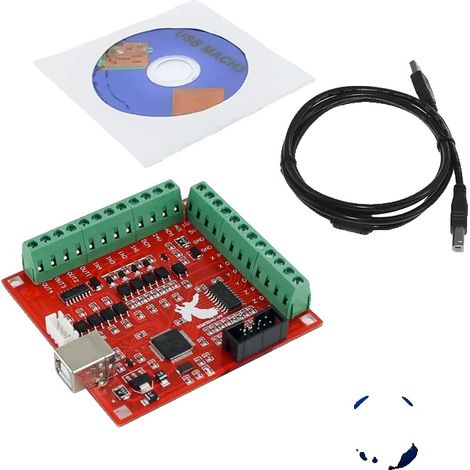Carte de mouvement USB Mach3 4 axes, prend en charge les moteurs pas à pas, certifiée CE et RoHS (1/5)