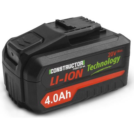 Batterie Lithium max 20V - 4Ah - Constructor (1/4)