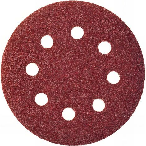 50 disques papier corindon auto-agrippant 8 trous PS 22 K D. 125 mm Gr 80 - 89489 - Klingspor (1/2)