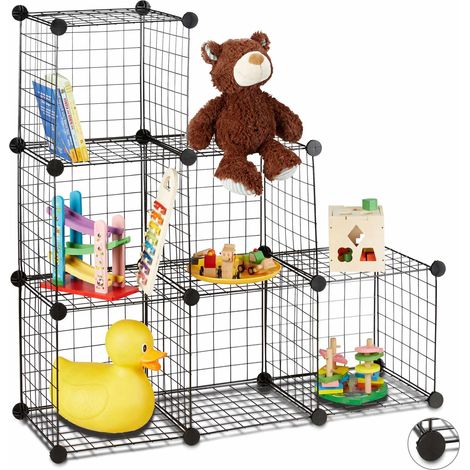 Regalsystem mit drahtgeflecht 6 facher