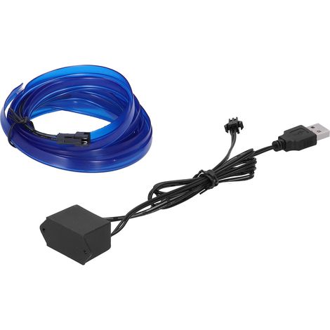 3 Meter / 9,8 Fuß USB-Auto-Ambientebeleuchtung, flexibler LED-Lichtstreifen, dekorative Auto-Innenraumleuchte (1/5)