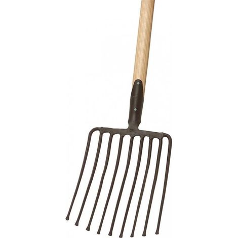 Forcella 9 Denti Manica Primavera Neri (A 5)