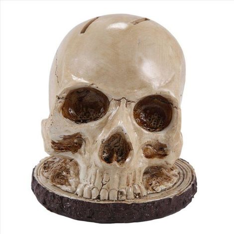1 Porte-couteau tête de mort, design gothique, support rangement cuisine, matériau résine, décoration maison (1/5)