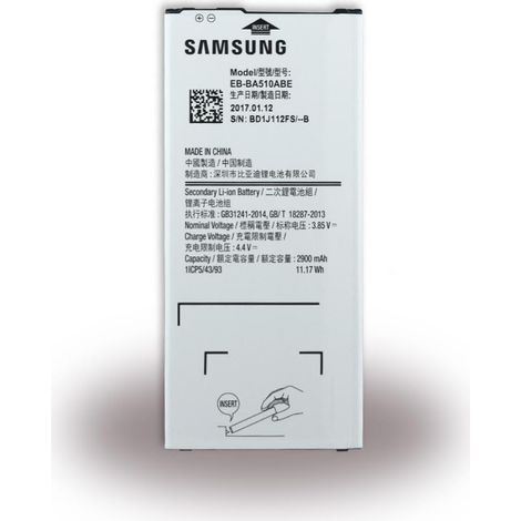 batterie smartphone Samsung eb-ba510abe lithium-ion 2900 mAh