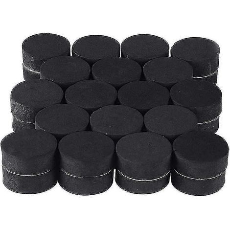 Lot de 24 supports de pots en caoutchouc naturel pour plantes d'extérieur, tapis invisibles pour pots de fleurs (1/4)