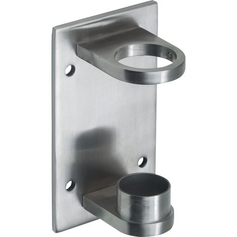 CROSO Wandanker für Rundrohr ø 42,4mm, Plattengröße 160 x 90 x 6mm,Edelstahl V2A (1/3)