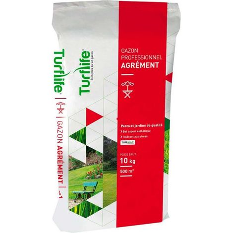 Semences de gazon forte chaleur 10kg RACINE F-GAZ002 (1/3)