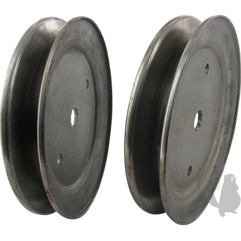 Polea de eje ø: Ext: 148 mm, Diámetro interior: 15,9 mm ( dentada ), Compatible con Ayp / Husqvarna. Reemplaza original: 199789, 53219978